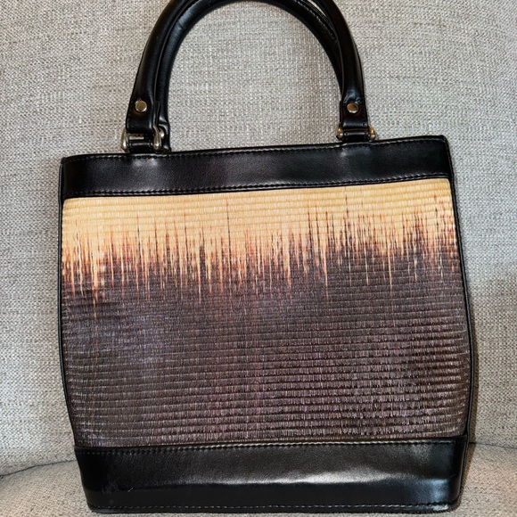 Le Sac Black and Brown Women's Handbag - Picture 2 of 7